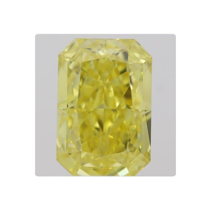 Diament o barwie fantazyjnej radiant, 1.22ct, VS1, Fancy Vivid Yellow, GIA 2215370692