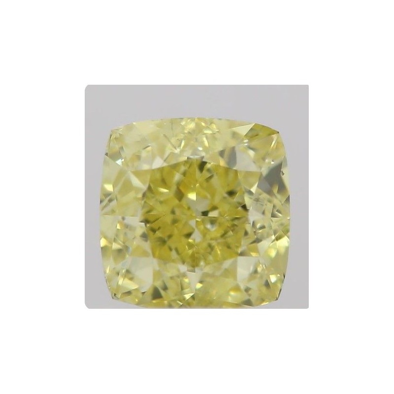Diament o barwie fantazyjnej szlif poduszkowy brylantowy, 0.5ct, SI1, Fancy Intense Yellow, GIA 5211580198 Diament o barwie fantazyjnej szlif poduszkowy brylantowy, 0.5ct, SI1, Fancy Intense Yellow, GIA 5211580198