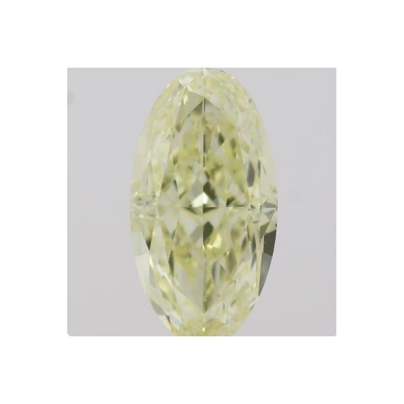 Diament o barwie fantazyjnej szlif owalny, 1.06ct, SI1, Fancy Light  Yellow, GIA 5212577648