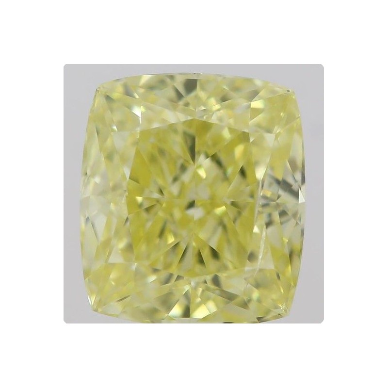 Diament o barwie fantazyjnej szlif poduszkowy brylantowy, 1ct, SI2, Fancy Intense  Yellow, GIA 2215580177