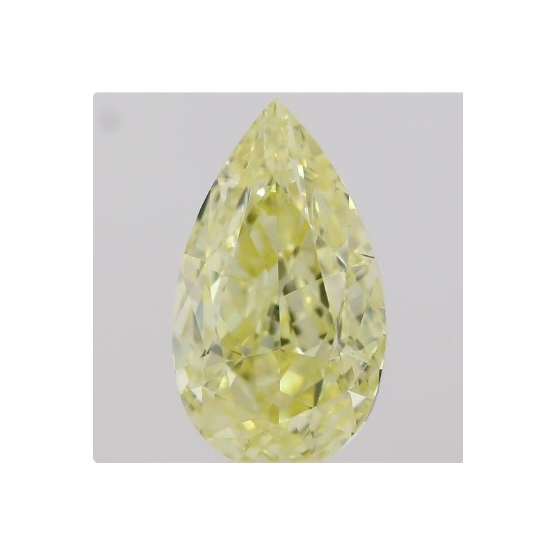 Diament o barwie fantazyjnej szlif gruszkowy, 0.5ct, SI1, Fancy Yellow, GIA 6395153212 Diament o barwie fantazyjnej szlif gruszkowy, 0.5ct, SI1, Fancy Yellow, GIA 6395153212