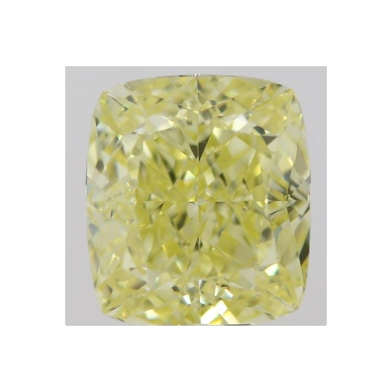 Diament o barwie fantazyjnej szlif poduszkowy brylantowy, 1.01ct, SI1, Fancy  Yellow, GIA 7396149518