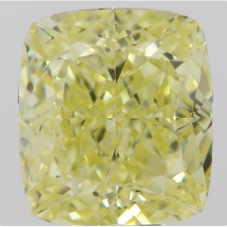 Diament o barwie fantazyjnej szlif poduszkowy brylantowy, 1.01ct, SI1, Fancy Yellow, GIA 7396149518