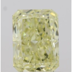 Diament o barwie fantazyjnej radiant, 1.04ct, VS1, Fancy Light Yellow, GIA 1395149672