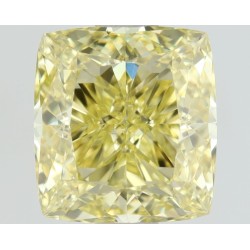 Diament o barwie fantazyjnej szlif poduszkowy brylantowy, 1.28ct, VVS2, Fancy  Yellow, GIA 1413805999