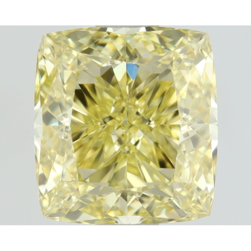 Diament o barwie fantazyjnej szlif poduszkowy brylantowy, 1.28ct, VVS2, Fancy  Yellow, GIA 1413805999