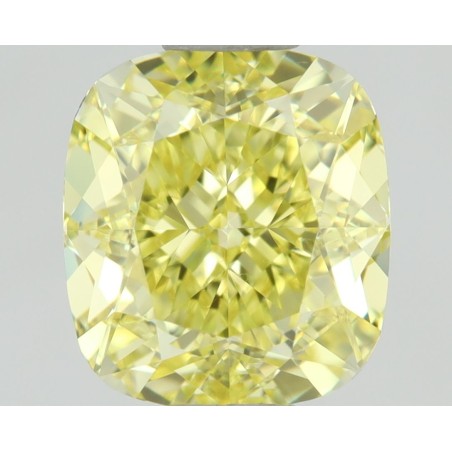 Diament o barwie fantazyjnej szlif poduszkowy brylantowy, 1.01ct, VS1, Fancy  Yellow, GIA 6411866851