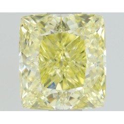Diament o barwie fantazyjnej szlif poduszkowy brylantowy, 1.01ct, VS1, Fancy  Yellow, GIA 2416198986