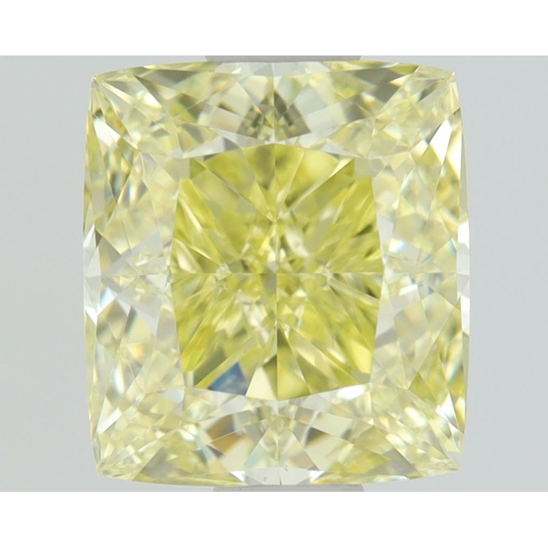 Diament o barwie fantazyjnej szlif poduszkowy brylantowy, 1.01ct, VS1, Fancy  Yellow, GIA 2416198986