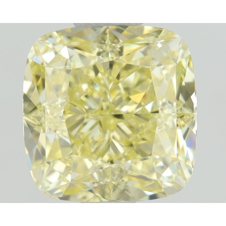 Diament o barwie fantazyjnej szlif poduszkowy brylantowy, 1.1ct, VVS2, Fancy  Yellow, GIA 3415883653