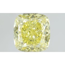 Diament o barwie fantazyjnej szlif poduszkowy brylantowy, 1.05ct, VVS1, Fancy  Yellow, GIA 2426006816