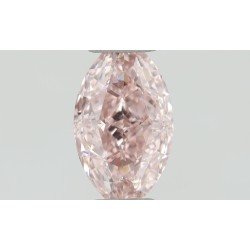 Diament o barwie fantazyjnej szlif owalny, 0.3ct, SI1, Fancy Orangey Pink, GIA 2225457796