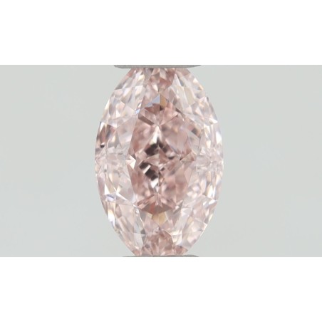 Diament o barwie fantazyjnej szlif owalny, 0.3ct, SI1, Fancy Orangey Pink, GIA 2225457796