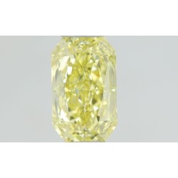 Diament o barwie fantazyjnej radiant, 0.5ct, VVS2, Fancy Intense  Yellow, GIA 6425544465