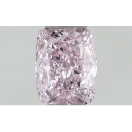 Diament o barwie fantazyjnej szlif poduszkowy modyfikowany, 0.3ct, SI2, Fancy Intense Purple Pink, GIA 2225452123