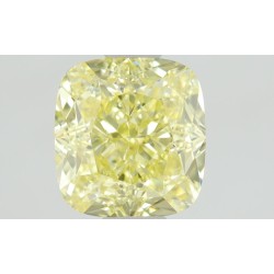 Diament o barwie fantazyjnej szlif poduszkowy brylantowy, 1.01ct, VVS2, Fancy Yellow, GIA 1425011656