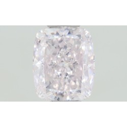 Diament o barwie fantazyjnej szlif poduszkowy brylantowy, 0.5ct, SI2, Very Light Pink, GIA 5234397734