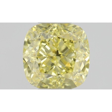 Diament o barwie fantazyjnej szlif poduszkowy brylantowy, 0.45ct, VVS1, Fancy Intense Yellow, GIA 5483919866