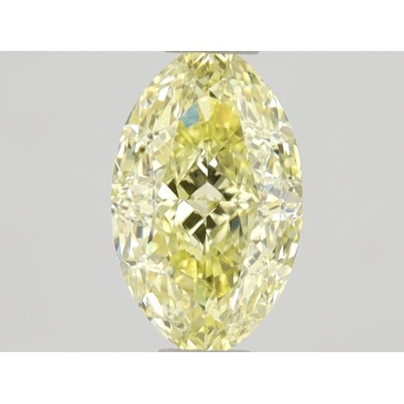 Diament o barwie fantazyjnej szlif owalny, 0.65ct, VS1, Fancy Yellow, GIA 1498034564