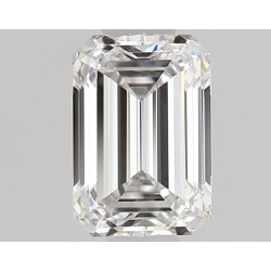 Diament szlif szmaragdowy, 0.5ct, VVS1, D, GIA 6535951755
