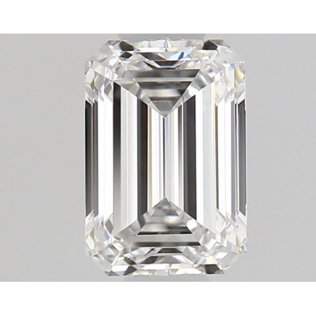 Diament szlif szmaragdowy, 0.5ct, VVS1, D, GIA 6535951755