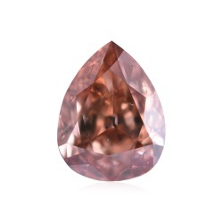 Diament o barwie fantazyjnej szlif gruszkowy, 0.56ct, VS2, Fancy Deep Orangey Pink, GIA 1178554952
