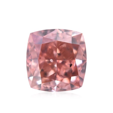 Diament o barwie fantazyjnej szlif poduszkowy brylantowy, 0.4ct, SI2, Fancy Deep Orangey Pink, GIA 1178150011