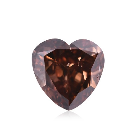 Diament o barwie fantazyjnej serce, 1.05ct, SI1, Fancy Dark Orangey Brown, GIA 7171546155