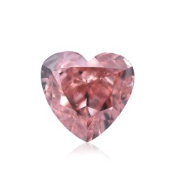 Diament o barwie fantazyjnej serce, 0.6ct, VS2, Fancy Intense Orangey Pink, GIA 7171546087