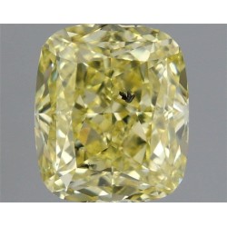 Diament o barwie fantazyjnej szlif poduszkowy modyfikowany, 1.43ct, SI2, Yellow, IGI 667414259