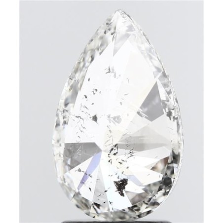 Diament szlif gruszkowy, 2ct, SI2, F, HRD 230000108344