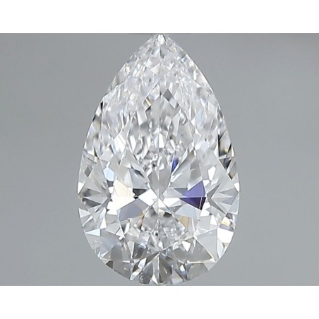 Diament szlif gruszkowy, 0.72ct, SI1, D, GIA 6431834730