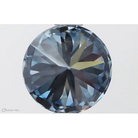 Diament laboratoryjny o barwie fantazyjnej szlif okrągły, 1.03ct, VVS2, Fancy Vivid Blue, IGI LG564379407