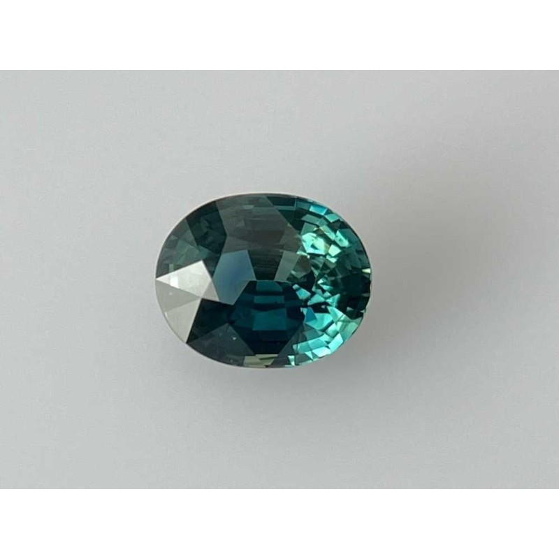 Szafir szlif owalny, 2.06 ct, TEAL, GIA 5533811375