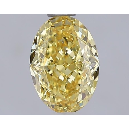 Diament laboratoryjny o barwie fantazyjnej szlif owalny, 1.1ct, VVS2, Fancy Vivid Yellow, IGI LG729577615