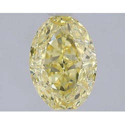 Diament laboratoryjny o barwie fantazyjnej szlif owalny, 1.56ct, VVS1, Fancy Intense Yellow, IGI LG729577614