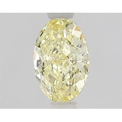 Diament laboratoryjny o barwie fantazyjnej szlif owalny, 1.04ct, VVS2, Fancy Light Yellow, IGI LG729575764
