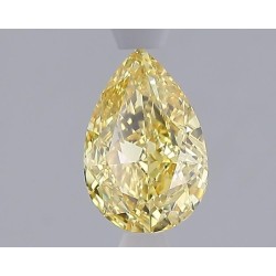 Diament laboratoryjny o barwie fantazyjnej szlif gruszkowy, 1.1ct, VVS2, Fancy Vivid Yellow, IGI LG670468869