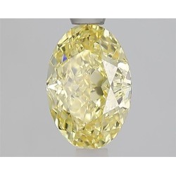 Diament laboratoryjny o barwie fantazyjnej szlif owalny, 1.52ct, VVS2, Fancy Intense Yellow, IGI LG722569566