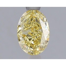 Diament laboratoryjny o barwie fantazyjnej szlif owalny, 1.08ct, VVS2, Fancy Intense Yellow, IGI LG685514199