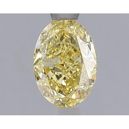 Diament laboratoryjny o barwie fantazyjnej szlif owalny, 1.08ct, VVS2, Fancy Intense Yellow, IGI LG685514199