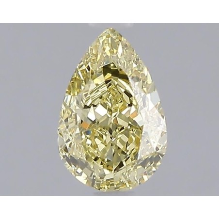Diament laboratoryjny o barwie fantazyjnej szlif gruszkowy, 1.08ct, VVS2, Fancy Intense Yellow, IGI LG689567639