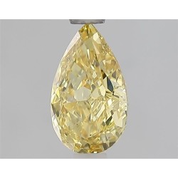 Diament laboratoryjny o barwie fantazyjnej szlif gruszkowy, 1.04ct, VVS2, Fancy Intense Yellow, IGI LG729575739