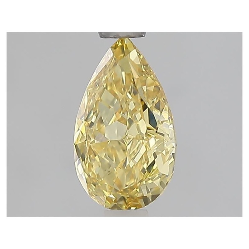 Diament laboratoryjny o barwie fantazyjnej szlif gruszkowy, 1.04ct, VVS2, Fancy Intense Yellow, IGI LG729575739