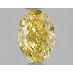 Diament laboratoryjny o barwie fantazyjnej szlif owalny, 1.56ct, VVS2, Fancy Intense Yellow, IGI LG713559151
