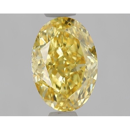 Diament laboratoryjny o barwie fantazyjnej szlif owalny, 1.56ct, VVS2, Fancy Intense Yellow, IGI LG713559151