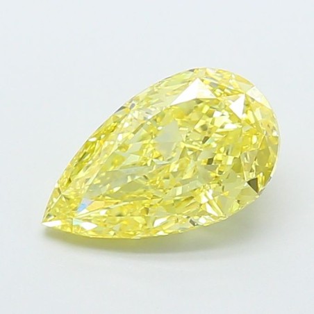 Diament laboratoryjny o barwie fantazyjnej szlif gruszkowy, 2.03ct, VVS2, Fancy Yellow, IGI LG750594726