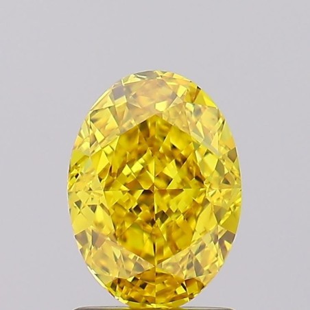 Diament laboratoryjny o barwie fantazyjnej szlif owalny, 1.67ct, VVS2, Fancy Vivid Yellow, IGI LG566318714