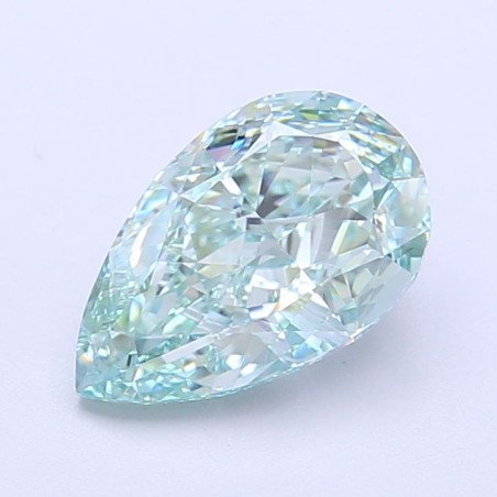 Diament laboratoryjny o barwie fantazyjnej szlif gruszkowy, 2.12ct, VVS1, Fancy Vivid Green, IGI LG700518228