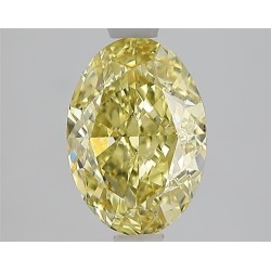 Diament laboratoryjny o barwie fantazyjnej szlif owalny, 2.05ct, VVS2, Fancy Vivid Yellow, IGI LG722571129